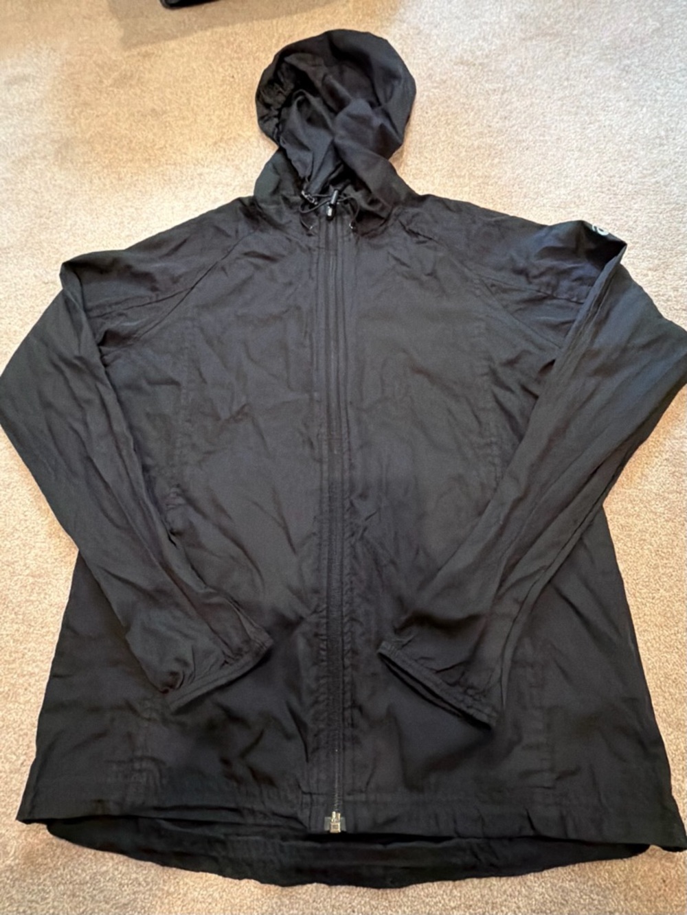 Pre-Loved Womens Black Hooded PACKABLE JACKET
WATER / WIND RESISTANT S